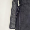 Bardot Black Polka Dot Ruffle Mini Dress Black 6 AU