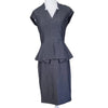 Jacqui-E Grey Peplum Pencil Dress | Women’s Workwear Office Formal – Size 6 AU