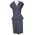 Jacqui-E Grey Peplum Pencil Dress | Women’s Workwear Office Formal – Size 6 AU