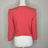 Portmans Coral Cropped Blazer Red Size 8
