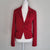 Dotti Red Single-Button Blazer Red Size 10