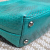 Findig Turquoise Faux Snakeskin Mini Bag with Tassel Gold