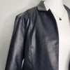 Luck And Trouble Black Faux Leather Blazer Black Size 6 AU