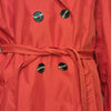 Savannah Red Double-Breasted Trench Coat Approx AU Red 14
