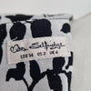 Miss Selfridge Black And White Floral Print Dress Ruffle Sleeve Cuffs Size 6 AU