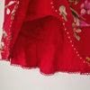 Forever New Red Floral Ruffle Mini Skirt Size 8 AU