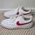 Nike Court Vision Low Sneakers White Red