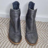 Jo Mercer Grey Leather Ankle Boots Grey Size 38