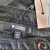 Croc Pocket Detail Black Faux Leather by Missguided- Mini Skirt Size 8 AU