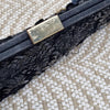 Elegant Monsoon Accessories Black Sequin Clutch EveningBag
