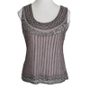 Alannah Hill Lovely Little Sparkle Beaded Sequin Silk Top – Size 12 AU
