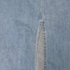 Seed Heritage Denim Midi Skirt Raw Hem Blue Size 6 AU