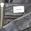 Sheike Black Faux Leather Mini Skirt Size 12 AU