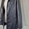 Luck And Trouble Black Faux Leather Blazer Black Size 6 AU