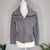 Chic grey tweed jacket with a flattering peplum 10