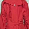 Savannah Red Double-Breasted Trench Coat Approx AU Red 14