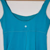 Lululemon Aqua Blue Built-In Bra Tank Top Blue Size 8