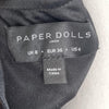 Paper Dolls London Black Lace Long Sleeve Bodycon Dress 8 AU