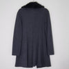 Chic Grey Stella Coat features a sleek black detachable 6