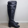 Laura Bellariva Italian Leather Over the Knee Boots Black – Size 37 AU 6.5 – RRP $600