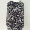 Witchery Abstract Print Midi Dress Size AU 6