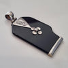925 Sterling Silver Black onyx pendant. 11gm. included.