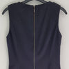 Cue Black sleeveless dress with back zipper closure. Made 6