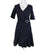 Portmans Black Wrap Dress Size 8 AU