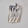 Sterling Silver 925 wave pendant. As shown in photos. Silver