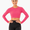 Ryderwear Long Sleeve Crop Top Size Small NWT