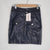 Croc Pocket Detail Black Faux Leather by Missguided- Mini Skirt Size 8 AU