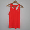 Asics Bright Coral Racerback Tank Top Red