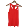 Asics Bright Coral Racerback Tank Top Red Small