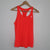 Asics Bright Coral Racerback Tank Top Red