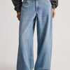Factorie High-Waisted Wide Leg Blue Jeans 8 AU