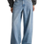 Factorie High-Waisted Wide Leg Blue Jeans 8 AU