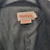 Showpo Black Cropped Biker Jacket | Silver Hardware | Size 10 AU
