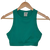 Actif Studio Teal Green Racerback Crop Top 6 AU