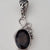 A Sterling Silver 925 Pendant With Natural Faceted Silver