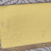 Colette Yellow Beige Snakeskin Clutch with Silver Trim