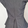 Jacqui-E Grey Peplum Pencil Dress | Women’s Workwear Office Formal – Size 6 AU