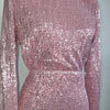 Club London Pink Sequin Open Back Dress Size AU 12 AU