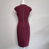 Cue City Plum Sheath Dress Size 8