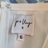 Polly Strapless Striped Dress Size 6 AU