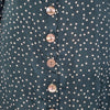 Blossom Green Polka Dot Cut-Out Mini Dress AU 10