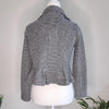 Chic grey tweed jacket with a flattering peplum 10