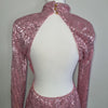 Club London Pink Sequin Open Back Dress Size AU 12 AU
