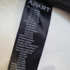 APART Double-Breasted Blazer Black Size AU 810