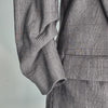 Portmans Grey Plaid Blazer Grey Size 8