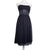 Demand Strapless Cocktail Sequin Dress Black Size 8 AU